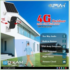 XPIA 3MP 4G SOLAR QUBO CAMERA XP-4G-SOLAR-Q4C30-BT O-KAM